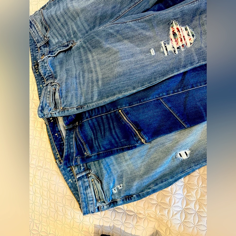 WHBM Jeans Bundle - Size 8 - Blue